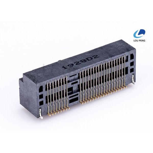 Insert and Withdraw 500 Cycles Mini PCIe Card Connector Designed with 2.3kgf Max Insertion Force Ensuring Long Lasting Performance