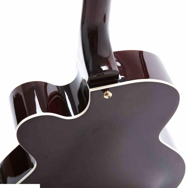 New Full Hollow Body L5 Electric Guitar Flamed Maple Top Jazz Bigsby Bridge