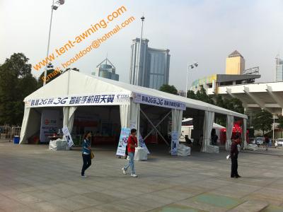 Outdoor Trade Show Tent  Hard Pressed Extruded Aluminum Structure Customized Sizes Tent