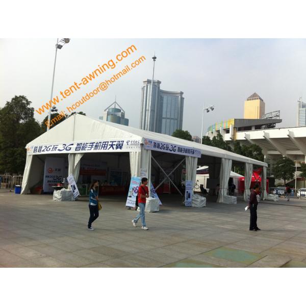 Outdoor Trade Show Tent Hard Pressed Extruded Aluminum Structure Customized Sizes Tent