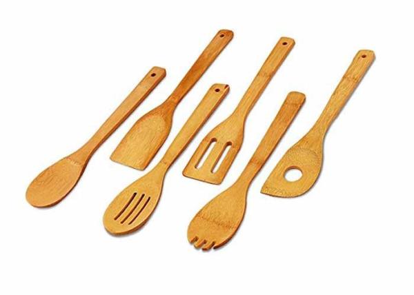 Durable Safe Kitchen Cooking Tools 6 Pieces Utensils Set FPA Free Eco - Friendly