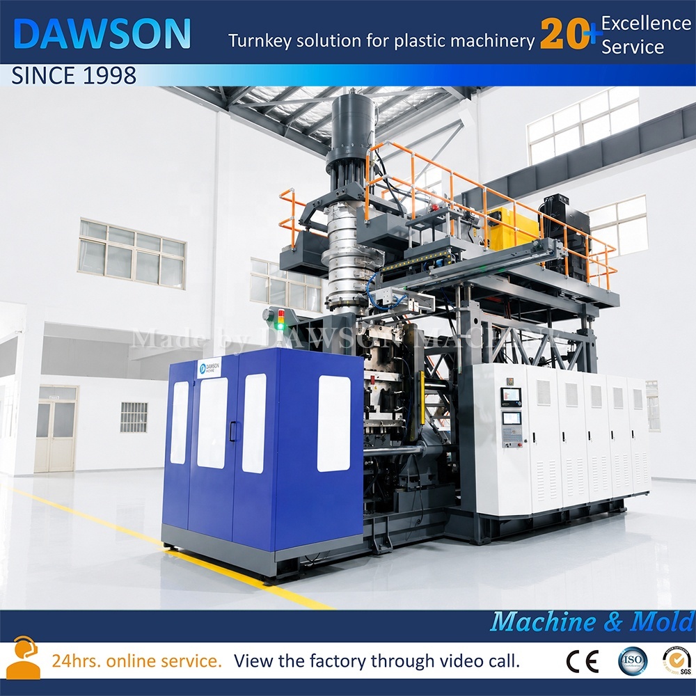 Automatic 200L Double Ring HDPE Drum Blow Molding Machine Plastic Drum Making Machine for Chemical Industry