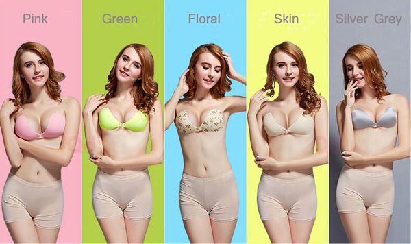 Women push up strapless waterproof invisible Bra manufacturer