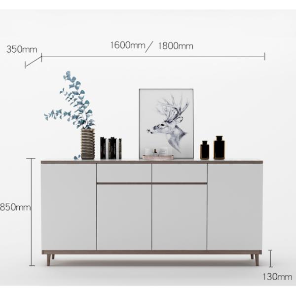 gabinete del top del granito de Silm de la altura de la anchura 850m m de 1800m m con 4 puertas planas