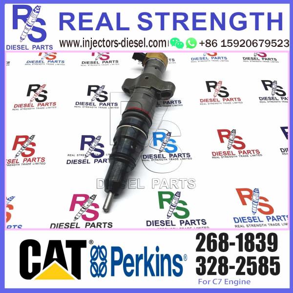 Pour l'injecteur de carburant de moteur de CAT C7 268-1839 pour l'injecteur de carburant 2681839 de l'excavatrice 325D 329D 525C 535C 120K de Caterpillar