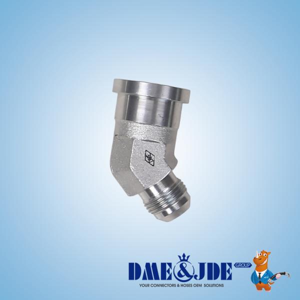 JIC Male 74° Hydraulic Hose Flange 90° Forged Elbow DAJCM9334
