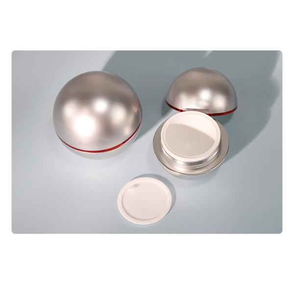 Cosmetic Empty Plastic Bottles 30 50 100 120ml Silver Pump Bottle Luxury For Skin Care