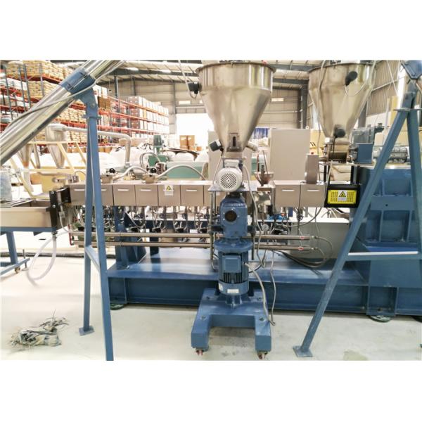 Plastic Twin Screw Extruder Machine For Filler Masterbatch Making CE ISO Approval