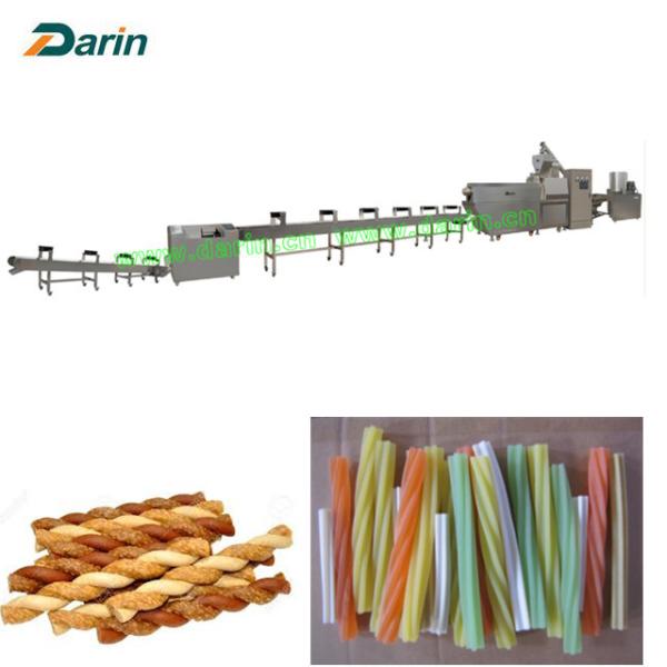Máquina da transformação de produtos alimentares animais da extrusora do alimento de cão de estimação de Darin com controle do PlC