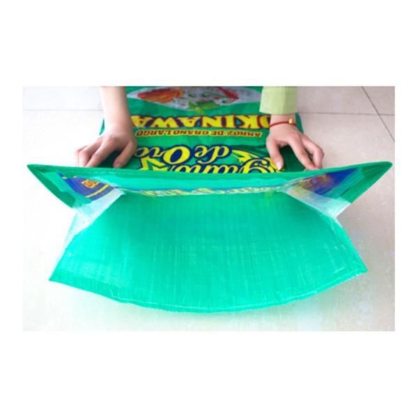 Custom Size Logo BOPP Laminated Woven Bags for Rice Flour Fertilizers and More