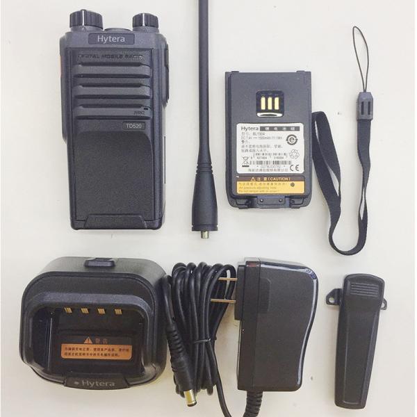 TD520 DMR portátil com slot de tempo duplo sinal digital à prova d'água Walkie Talkie à prova de poeira