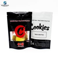 Cookie Food Custom Zipper Mylar Bags Proof Odor Eating Packaging Re-sealable
