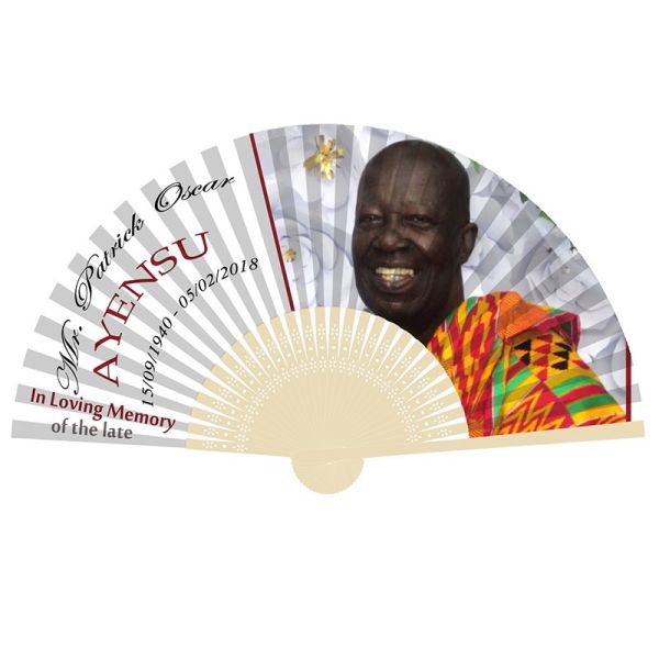 [I Am Your Fans] Personalized Branded Print Bambu Fan Customized Your Design Gifts Beautifully Folded Paper Fan