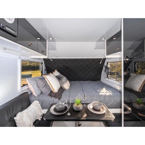 Petite remorque minuscule de la personne rv de la remorque de campeur 4 avec la capacité de remorquage variable