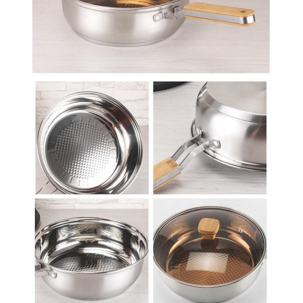 Cookware размера фабрики оптовый различный установил нержавеющую сталь 12pcs изготовленных на заказ баков оптовую варя набор бака и лотка