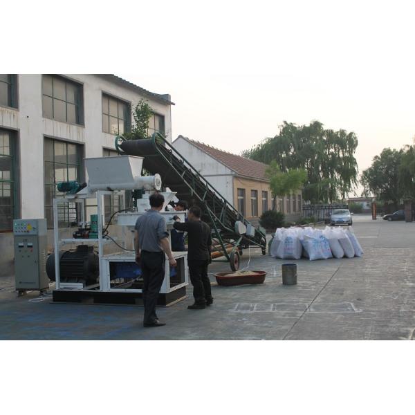 75KW Electric Motor Driven Ring Die Wood Pellet Machine / Pellet Making Machine