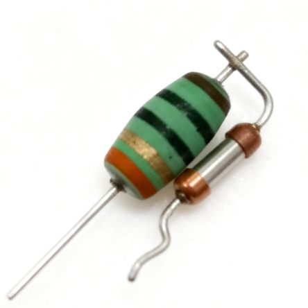 Flameproof Fusible Resistance 420VAC Resin Paint Wire Wound Resistor