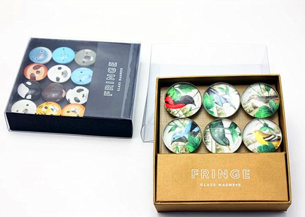 Custom Photo Print Fridge Magnet Glass Dome Refrigerator Magnet for Souvenir Promotions
