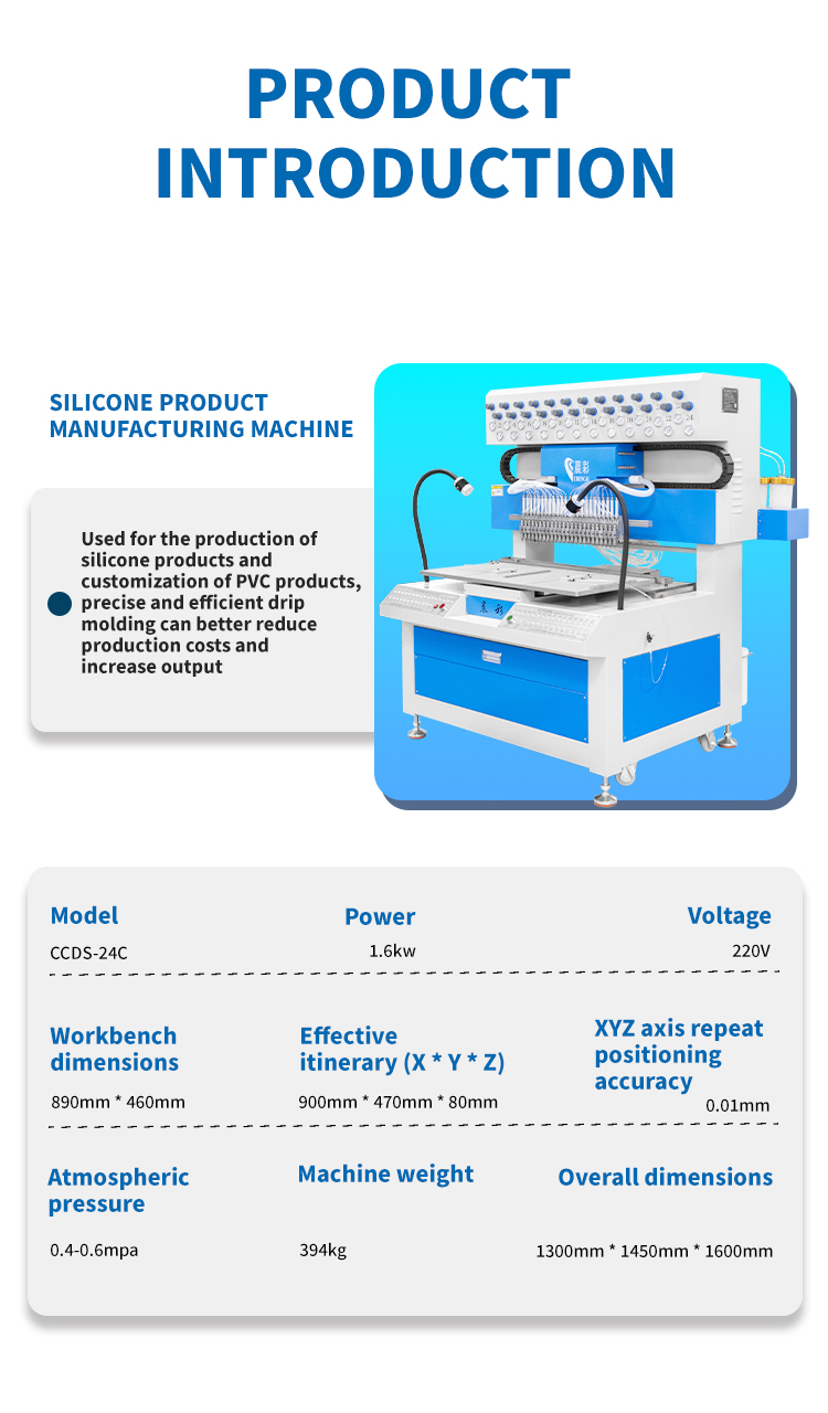 24 Color Label PVC Dispensing Machine Wholesale Machinery Silicone Gift Making Machine