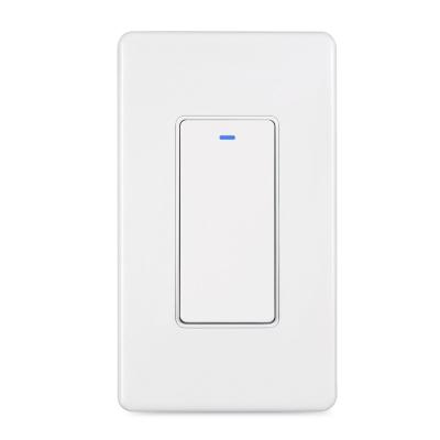 110V - 250V Wall Mounted Smart Switch 10A Wireless Smart Switches For IOS / Android Devices