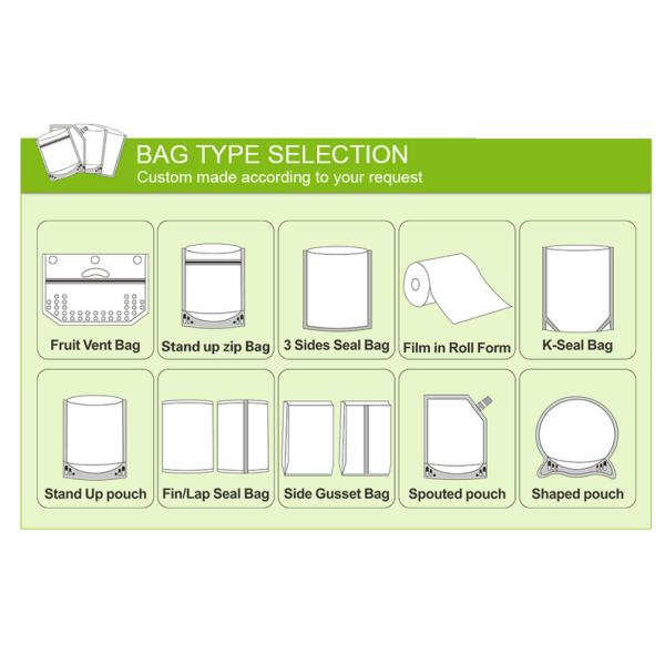 Настраиваемые пакеты с продуктами питания, пакеты с чаем, пакеты с рисовой бумагой.