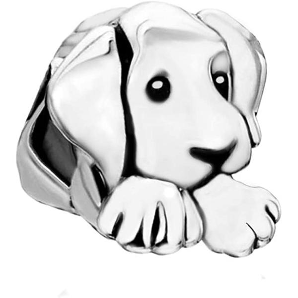шармы шарика собаки ювелирных изделий 1.5-2.5mm SBI лежа серебряные для шкентеля ожерелья браслетов