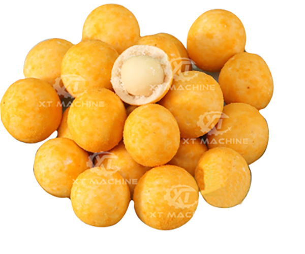 High Efficiency 200kg/h-500kg/h Nuts Coating And Baking Production Line with Stainless Steel 304 Food Grade