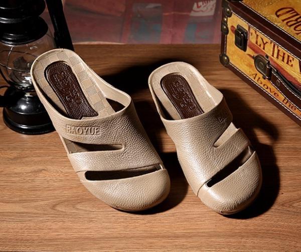 Fashion Closed Toe Slippers Water Sandals Shower Beach Shoes Light Weight