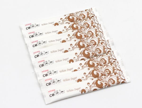 Rolos de papel branco revestidos com PE para embalagem de bastões de açúcar