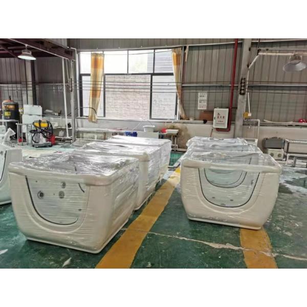 Ушат младенца крытого Freestanding цвета ванны воздушного пузыря белого акриловый