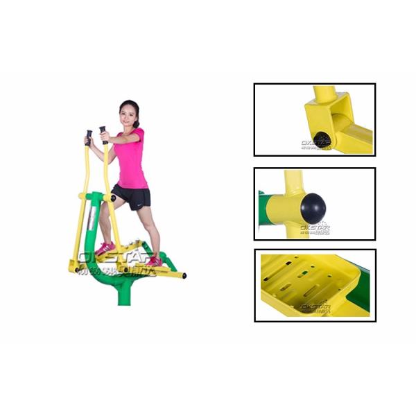 outdoor gym equipment steel based zinc powder coating Elliptical Trainer-OK-T07C