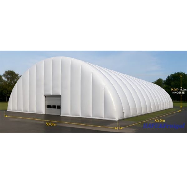 Large 30m x 50m Inflatable Air Tent with High Wind Resistance for Events and Exhibitions