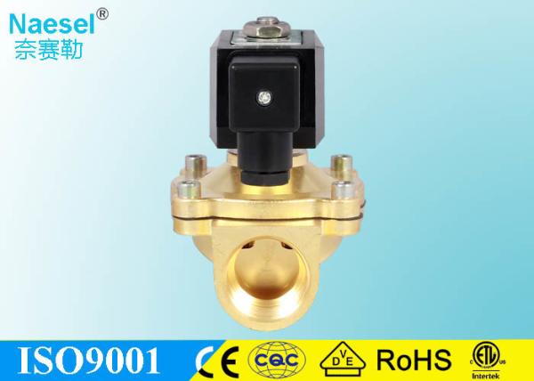 12V / 24V Vacuum Solenoid Valve , Durable Gas Solenoid Shut Off Valve