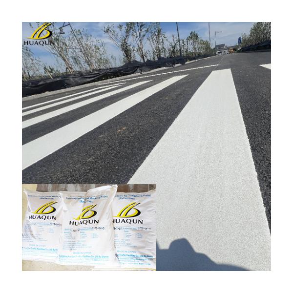 Peinture de marquage routier thermoplastique blanc jaune sac de 25 kg