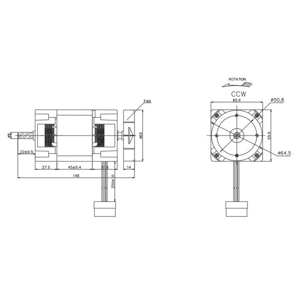 Сила 300В электрического двигателя 2800РПМ АК 110в для мотора шредера бумаги