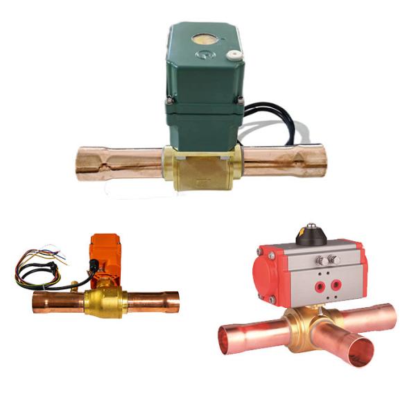 Válvula de solenoide elétrica de refrigeração IP67 para refrigerantes CFC HCFC HFC