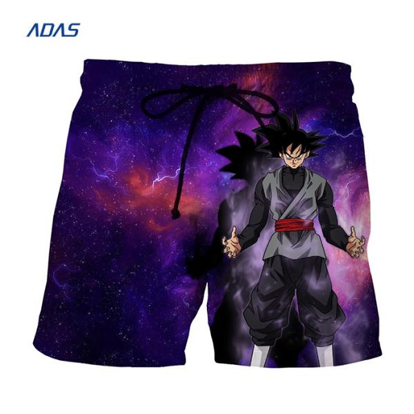 Custom Tie Dyed Sublimation Jersey Short Basketball Rugby With Drawstring