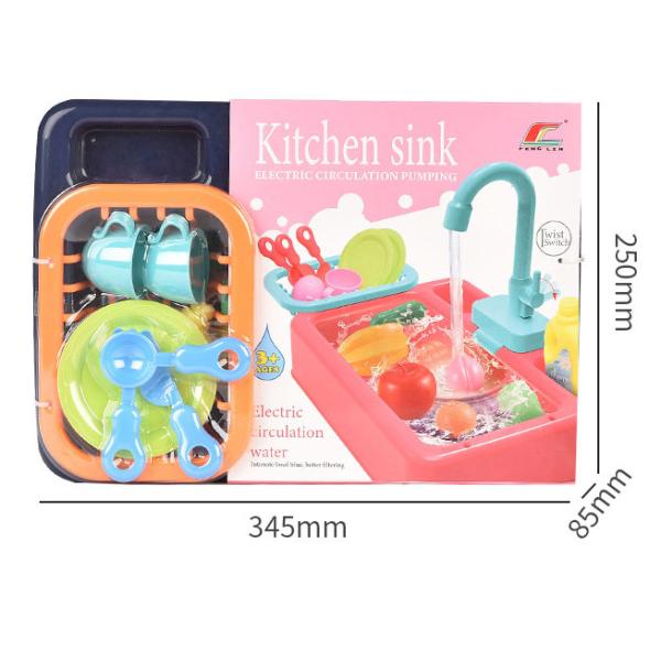 Electric Dishwasher Playing Toy Kitchen Toys Set for Boys Girls Age Range 2 to 4 Years