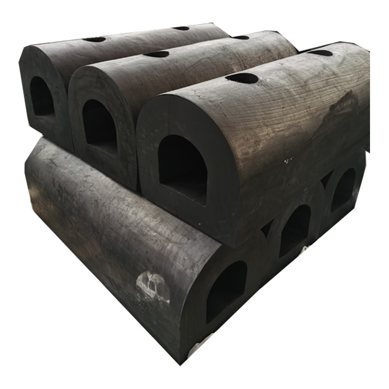 Wharf and Dock Bumper D Type Ship Boat EPDM Rubber Seal Strips Natural Rubber Material