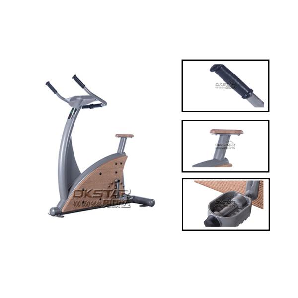 outdoor wooden fitness equipment--WPC body strong fitness equipment outdoor gym exercise bike