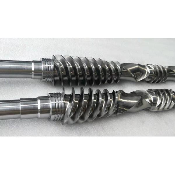 Части машины штрангпресса Хетероморфисм резиновые, двойной полировать элементов винта