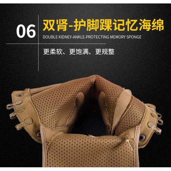 High Cut Work Boots Rubber Safety Boots For Tactical Combat And Protection