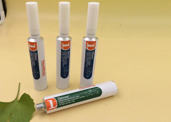Pet Hairball Solution Gel Packaging , Hairball Remover Tube , Collapsibla Aluminum Tube