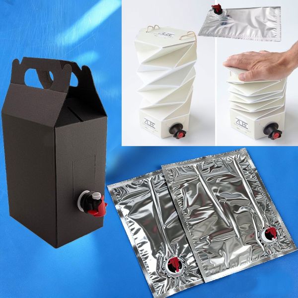 Aluminum Foil Composite BIB Bag In Box BIB Pouch For Light Protection Freshness Preservation