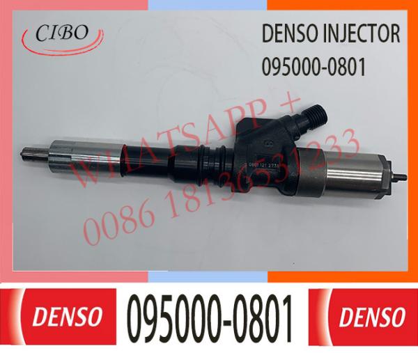 095000-0801 Diesel Common Rail Fuel Injector 6156-11-3100 For Komatsu SA6D125E Engine