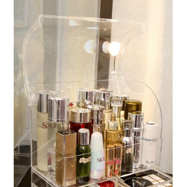 Maquillage transparent clair boîte cosmétique acrylique rouge à lèvres boîte d'affichage de stockage Jelwery