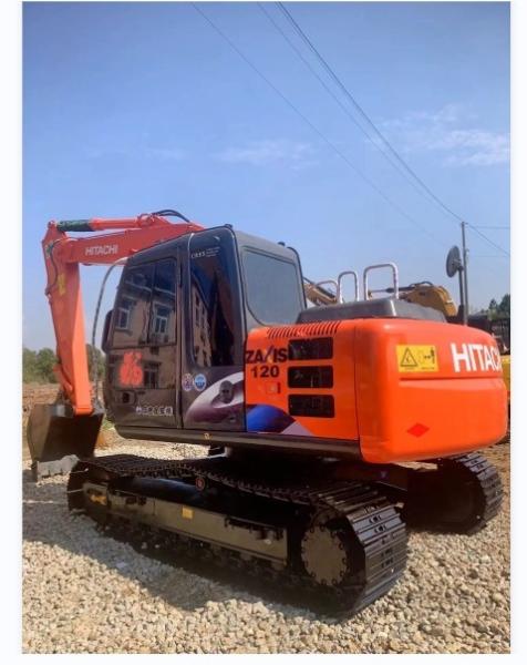 HITACHI ZX120 de segunda mano Excavadora hidráulica montada con un cubo de 0.52m3