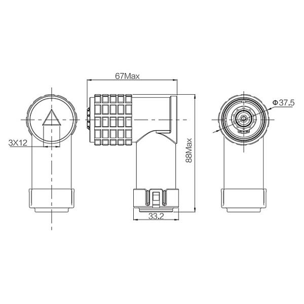 RoHs EV Battery Connector , DC1000V Waterproof 2 Pin Plug And Socket