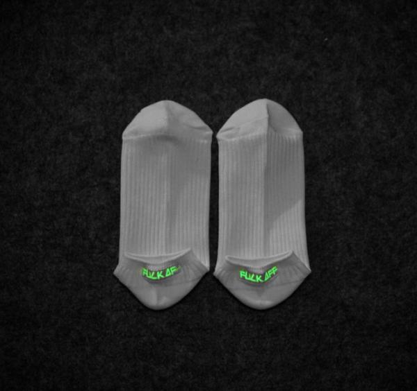 Novelty Letters Luminous Casual Cotton Unisex Ankle Socks Men / Women