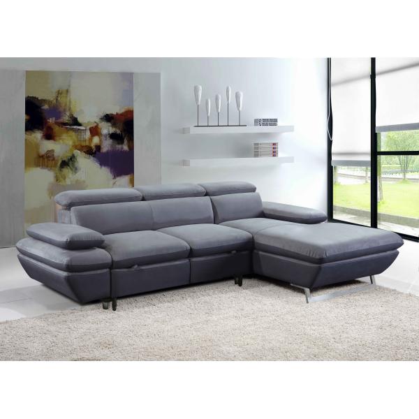 Nontoxic Queen Size Corner Storage Sofa , Anti Abrasion Bed Couch Sectional